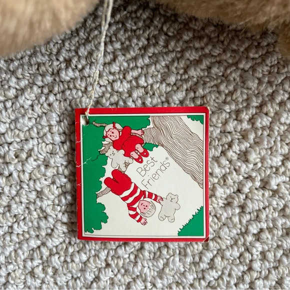 NWT Vintage AMC Best Friends Brown Bear Jointed Plush 15” Stuffed Animal Teddy - Picture 5 of 9